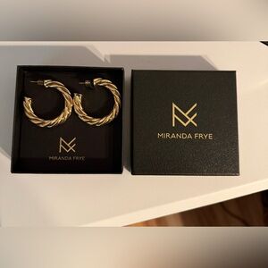 Miranda Frye Gold Hoop Earrings